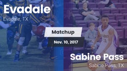 Matchup: Evadale vs. Sabine Pass  2017