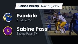 Recap: Evadale  vs. Sabine Pass  2017