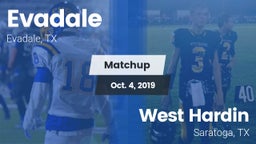 Matchup: Evadale vs. West Hardin  2019