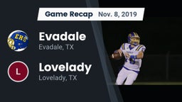 Recap: Evadale  vs. Lovelady  2019