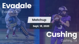Matchup: Evadale vs. Cushing  2020