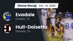 Recap: Evadale  vs. Hull-Daisetta  2020
