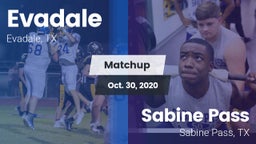 Matchup: Evadale vs. Sabine Pass  2020