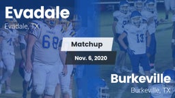 Matchup: Evadale vs. Burkeville  2020