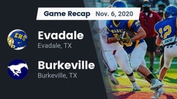 Recap: Evadale  vs. Burkeville  2020
