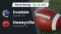 Recap: Evadale  vs. Deweyville  2021