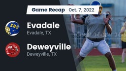 Recap: Evadale  vs. Deweyville  2022