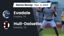 Recap: Evadale  vs. Hull-Daisetta  2022