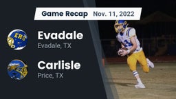 Recap: Evadale  vs. Carlisle  2022