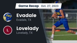 Recap: Evadale  vs. Lovelady  2023