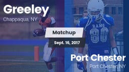 Matchup: Greeley vs. Port Chester  2017