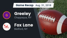 Recap: Greeley  vs. Fox Lane  2018