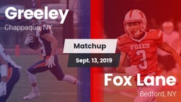 Matchup: Greeley vs. Fox Lane  2019