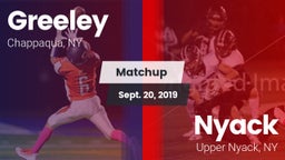 Matchup: Greeley vs. Nyack  2019