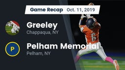 Recap: Greeley  vs. Pelham Memorial  2019