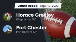 Recap: Horace Greeley  vs. Port Chester  2022