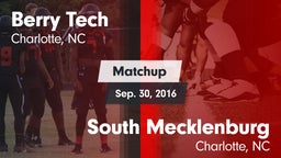 Matchup: Berry Tech vs. South Mecklenburg  2016