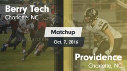 Matchup: Berry Tech vs. Providence  2016