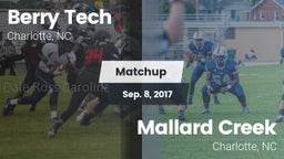 Matchup: Berry Tech vs. Mallard Creek  2017