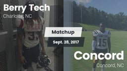 Matchup: Berry Tech vs. Concord  2017