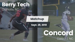 Matchup: Berry Tech vs. Concord  2018