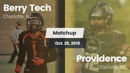Matchup: Berry Tech vs. Providence  2018
