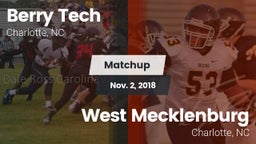 Matchup: Berry Tech vs. West Mecklenburg  2018
