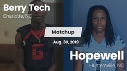 Matchup: Berry Tech vs. Hopewell  2019