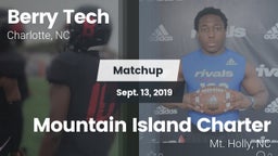 Matchup: Berry Tech vs. Mountain Island Charter  2019