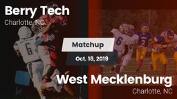 Matchup: Berry Tech vs. West Mecklenburg  2019