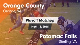 Matchup: Orange County vs. Potomac Falls  2016