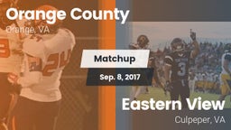 Matchup: Orange County vs. Eastern View  2017