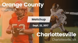 Matchup: Orange County vs. Charlottesville  2017