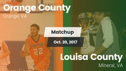 Matchup: Orange County vs. Louisa County  2017