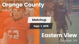 Matchup: Orange County vs. Eastern View  2018
