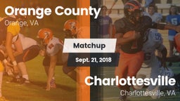 Matchup: Orange County vs. Charlottesville  2018