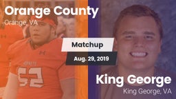 Matchup: Orange County vs. King George  2019
