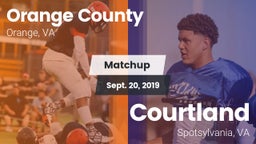 Matchup: Orange County vs. Courtland  2019