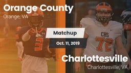 Matchup: Orange County vs. Charlottesville  2019