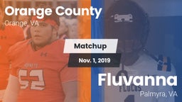 Matchup: Orange County vs. Fluvanna  2019