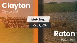 Matchup: Clayton vs. Raton  2016