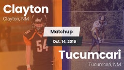 Matchup: Clayton vs. Tucumcari  2016