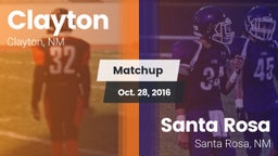 Matchup: Clayton vs. Santa Rosa  2016