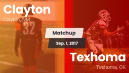 Matchup: Clayton vs. Texhoma  2017