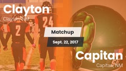 Matchup: Clayton vs. Capitan  2017