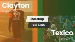 Matchup: Clayton vs. Texico  2017
