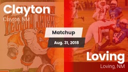 Matchup: Clayton vs. Loving  2018