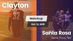 Matchup: Clayton vs. Santa Rosa  2018