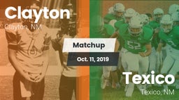 Matchup: Clayton vs. Texico  2019
