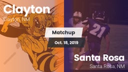 Matchup: Clayton vs. Santa Rosa  2019